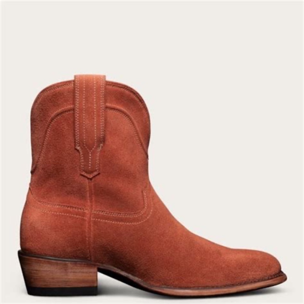 🌵Tecovas “The Lucy” Suede Ankle Boots – Desert Rose🌵 - Picture 3 of 8